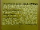 BILL EVANS TRIO Everybody Digs Bill Evans RIVERSIDE Deep Groove MONO LP