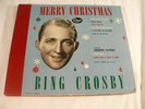 Vintage Merry Christmas, Bing Crosby 4 Vinyl Record Set Decca Records A-550 1945