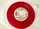 SIMON AND GARFUNKEL SOUNDS OF SILENCE 45 RPM RED VINYL RADIO STATION COPY