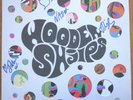 WOODEN SHJIPS Back To Land LP 2014 Red Vinyl Die-Cut Europe Tour Autographed EX