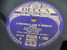 VERA LYNN : A NIGHTINGALE SANG IN BERKELEY SQUARE  /  A LITTLE KING'  UK. 78.rpm