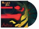 MERCYFUL FATE MELISSA LIMITED 090/200 GREEN BLUE CIRCLE RED SPLATTER LP VINYL