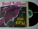 Basil Rathbone reads Edgar Allan Poe Vol.1 Horror Record Vinyl lp Album
