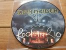 IRON MAIDEN - ROCK IN RIO - RARE 9 TRACK PROMO PICTURE DISC LP MINT UNPLAYED