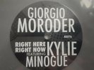 Giorgio Moroder ft Kylie Minogue RIGHT HERE RIGHT NOW Vinyl RSD 2020 12
