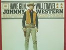 VINTAGE COUNTRY NM 1962 LP HAVE GUN WILL TRAVEL JOHNNY WESTERN  COLUMBIA 6 Eye