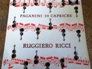 Paganini: 24 Caprices - Ruggiero Ricci - Decca SXL 2194 ED1 BB Spain