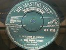 RECORD SINGLE ELVIS PRESLEY BLUE MOON OF KENTUCKY Green His Masters Voice 3708