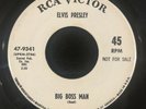ELVIS PRESLEY “Big Boss Man” 45 Promo, Excellent