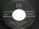 45 RPM The Four Seasons Stay, Goodnight My Love VJ Vee Jay Vinyl Record 582 VG