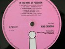 KING CRIMSON - IN THE WAKE OF POSEIDON 1970 PINK 'i' A1/B1 textured slv VG+/VG