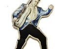 Elvis Presley Metal  Sign - Blue Suede Shoes Die-cut