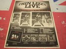 THIN LIZZY Bad Reputation Tour 1977 Original NME ADVERT/POSTER Top Piece COLOUR