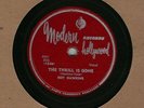 78 rpm Roy Hawkins Modern Hollywood 826 The Thrill Is Gone in E+