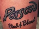 POISON Flesh & Blood  LP Vinyl Record - Original