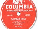 LES ELGART Jazz 78 RPM Record. Bandstand Boogie (American Bandstand Theme)