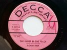 RONNIE SELF:- THIS MUST BE THE PLACE -ROCKABILLY PROMO (decca) 45rpm DJ (VG) wol
