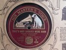 Paul Robeson That's Why Darkies Were Born/sleepy..down south Shellac 10