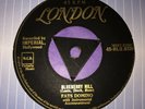 EX+ Original 7”  UK GOLD Try LONDON 45 - FATS DOMINO - Blueberry Hill  R&R