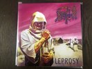 Death - Leprosy Vinyl LP (2007, Back On Black) Clear/Red Splatter