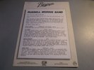 RUSSELL MORRIS BAND FESTIVAL 2  PAGE PRESS RELEASE BIO/PROMO SHEETS EX+