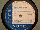 Jazz 78 RPM - THELONIOUS MONK TRIO - Ruby My Dear/Evidence BLUE NOTE 549 E-