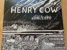 Henry Cow 'Concerts' Live Double Gatefold LP
