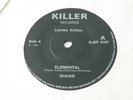 OVERKILL 'ELEMENTAL / ON MY OWN' 45 UK KILLER RECORDS 1980 NWOBHM PRIVATE PRESS