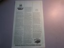 SID RUMPO FESTIVAL/MUSHROOM RECORDS 1  PAGE PART BIO SHEET EX.