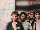 Hollies What Goes Around Atlantic LP signed by Graham Nash after leaving NBC '83