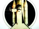 EX/EX  Rush Countdown Limited Edition Shaped Vinyl Picture Disc Space Shuttle