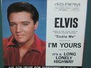 Elvis Presley RCA 47-8657 Long Lonely Highway 45 W/ Sleeve 1965 NM