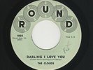 '59 W Coast R&B/DooWop CLOUDS Darling I Love You/T.V. Mixup ROUND M- HEAR BOTH