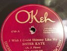 78Rpm; Blues; Eva Taylor/ Clarence Williams; I Wished I Could & Baby Don't You