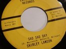 rare record 45 Shirley Lawson on Enterprise   Sad Sad Day / So  Much To me VG