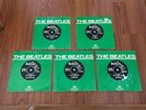The Beatles - Five 45 Records w/ Pic Sleeves - Parlophone Singles Collection