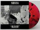 NIRVANA - BLEACH Limited-edition Red with Black Swirl Colored Vinyl LP