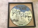 Deep Purple In Rock picture disc. Framed
