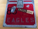 Vintage The Eagles Live Record Album Vinyl LP BB 705 Hotel California w/POSTER