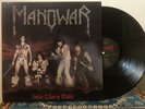 MANOWAR Into Glory Ride MEGAFORCE LP VG+ hard rock metal