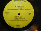 BLACK SABBATH PARANOID WARNER BROS 1887 GREEN LABEL FIRST PRESSING
