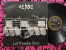 ACDC - Let there be rock. Black Albert label. Australian latter press.