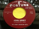 Rare Michigan Bluegrass 45 : The Windy Mountain Boys   John Henry   Fortune 223