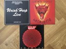 URIAH HEEP ‚LIVE‘ ‚ABOMINOS‘ EQUATOR‘ 3 Vinyl LP‘s - HARD ROCK
