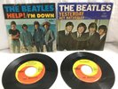 THE BEATLES -  45's w/ PS's - Help/I'm Down & Yesterday/Act Naturally - vinyl