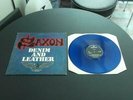 SAXON DENIM AND LEATHER 1986 UK PRESS 12