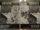 Set of Two (2) NIRVANA Bleach Color Swirl Vinyl LPs Blue/Black and Red/Black NEW