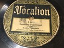 BLUES 78 Evelyn Thompson SOMEDAY SWEETHEART/PAPA DOWN NEW ORLEANS Vocalion 1075