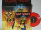 Iron Maiden -7 Inch Red Vinyl - The Number Of The Beast + Calendar Poster - Mint