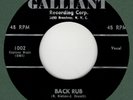 ROCKABILLY ORIG: THE JAMES BOYS-Back Rub/That's All GALLIANT -RALPH NEILSON
